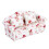 Realistic 1/12 Scale Dollhouse Mini Double Sofa with Flower Pattern for Dolls 1