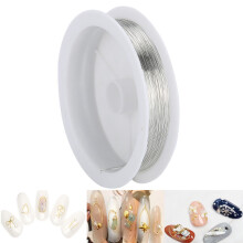 DIY Silver Copper Wire for Jewelry, Nails & Crafts, 6.6cm