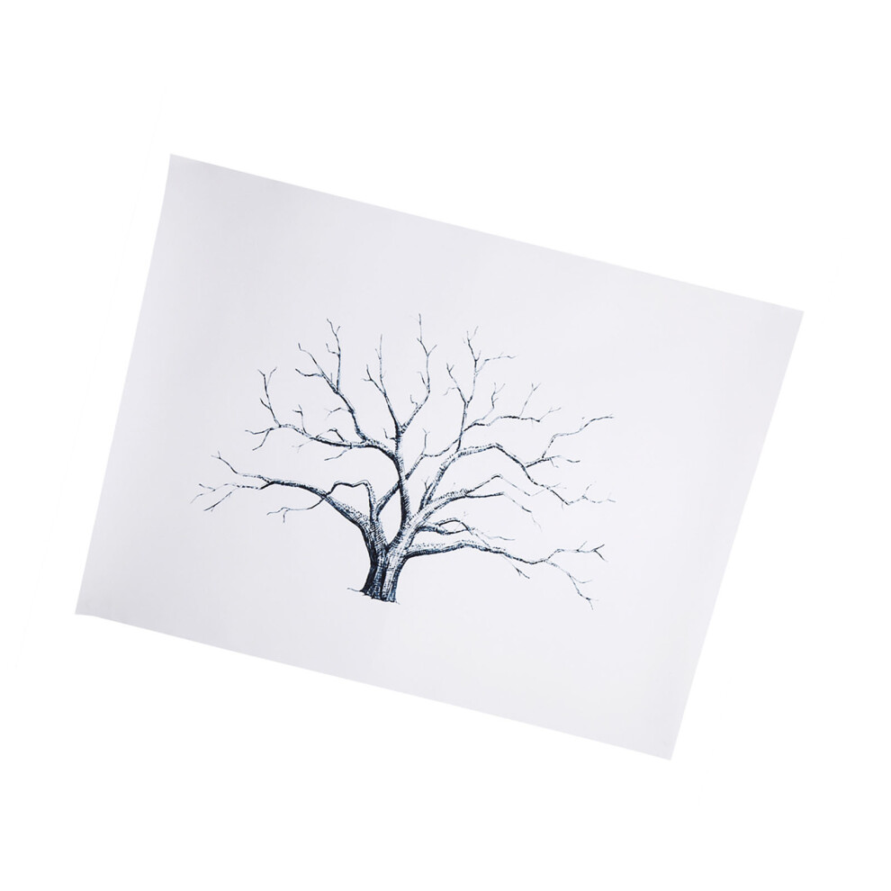 Fingerprint Tree Canvas Guest Book 7055741522321