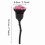 Rose Shape Nail Art Dust Brush – Long Handle, Fiber Material, Multi-Function 2