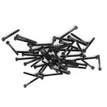 M3 Black Hex Socket Cap Head Screw Bolt Set 50pcs 30mm Fully & Partially Threaded