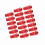Red Racing Wheel Nuts M12x1.5 20 Pack 2