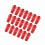 Red Racing Wheel Nuts M12x1.5 20 Pack 9