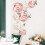 Peony Flower Pattern Wall Sticker 40x60cm Removable Bedroom Decor 12