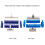 Blue Dent Puller Kit for Car Repair, Includes Stainless Steel Tools 10
