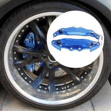 Bremssattel Abdeckung Aluminium Blau 2 Stück