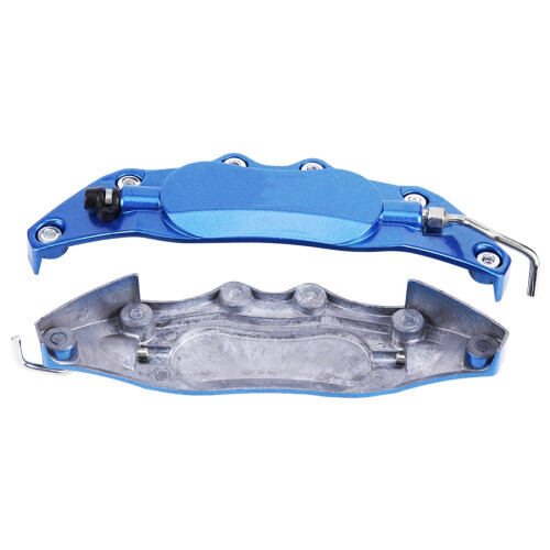 Bremssattel Abdeckung Aluminium Blau 2 Stück 1