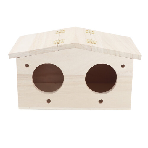 Pine Wood Bird Nest Box for Parrots 2