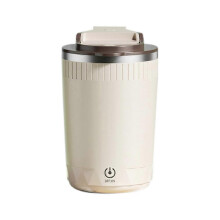 Automatische Selbstrührtasse, Kaffeemilch-Rührbecher, elektrischer Mixer, 400ml hellbraun