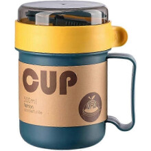 Mikrowellenbecher Suppenbecher mit Deckel und Löffel Frühstücksbecher Brei Lunchbox Suppenbecher Haferflockenbehälter Milchbecher für Suppen