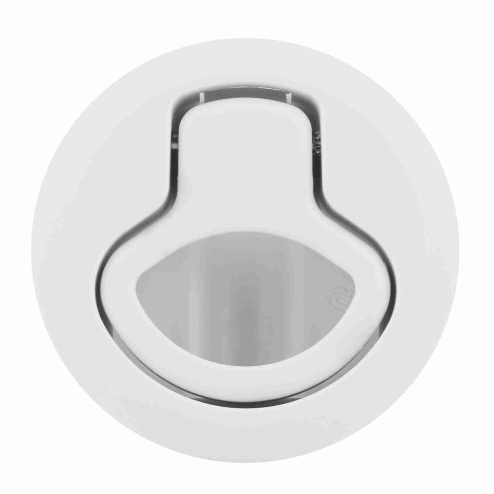 Plastic Flush Pull Hatch Latch For Rv Marine Boat Durable Slam Lock White 4651393212868
