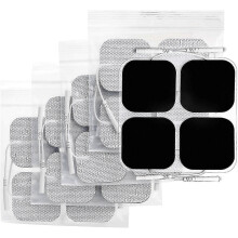 TENS-Maschinenpads 50 x 50 mm 20 PCS, 3. Generation latexfreie TENS-Elektrodenpads mit aufgerüsteten Patches