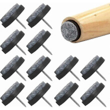 48PCS Nails Furniture Glides Stuhl Glide Nails Möbelfilz-Stuhlbekleidung für Möbelstühle Tischbeinprotektoren (20 mm)