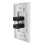 2 Anschluss Wand Panel Panel Buchse 1080P Abdeckungs Koppler Buchse Hot 5