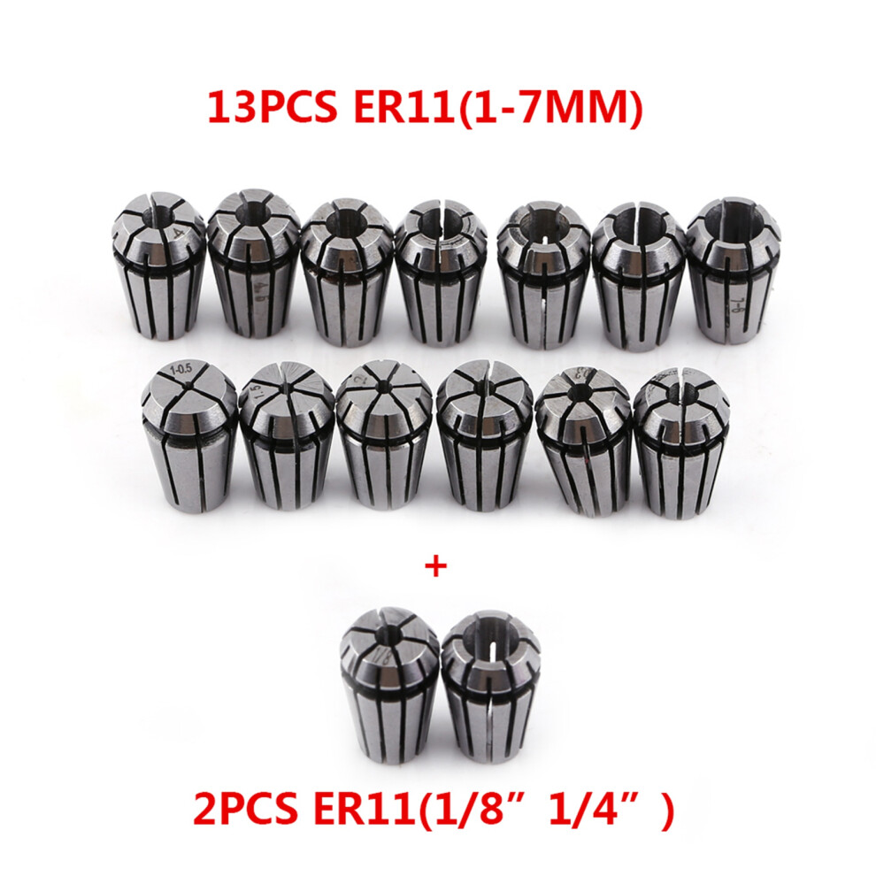 Premium 15pc ER11 Collet Kit