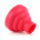 Silicone Folding Hair Diffuser for Most Hair Dryers, Red, Compact 2