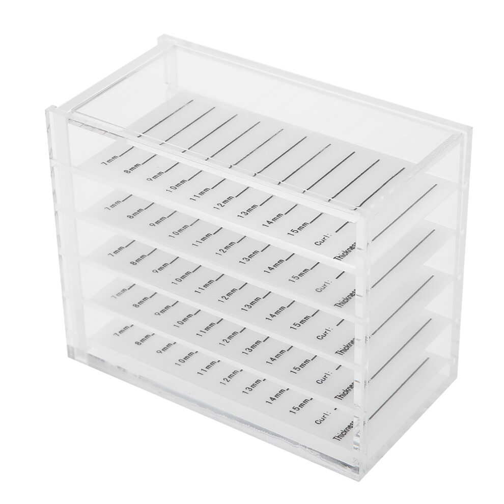 Compact 5-Layer Eyelash Display Case