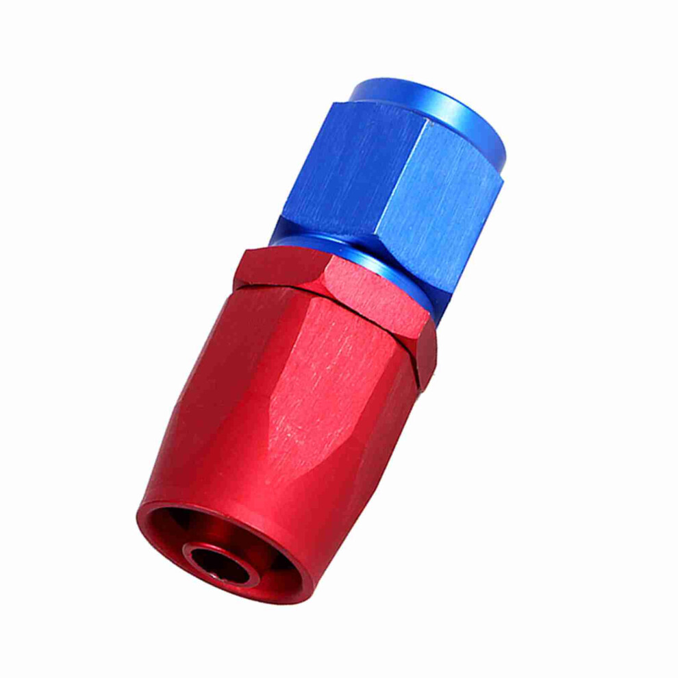 An6 Racing Oil Fuel Line Swivel Fitting 0 45 90 180 Red/Blue 3471393138873