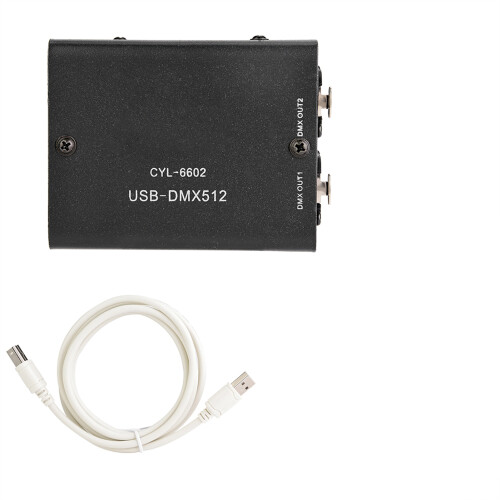 512-Channel USB to DMX512 LED Light Controller 90x70x42mm 1