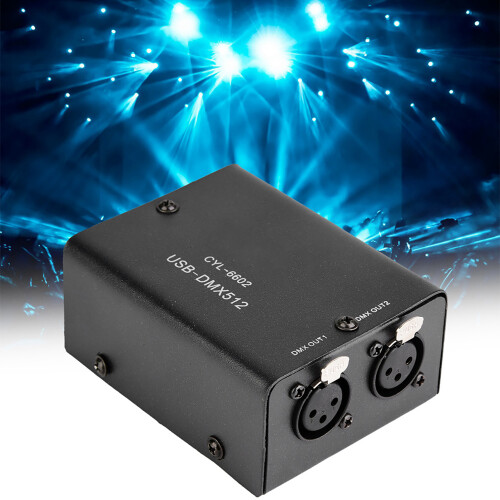 512-Channel USB to DMX512 LED Light Controller 90x70x42mm