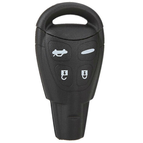 Replacement 4 Buttons Keyless Entry Remote Car Key Fob Case Cover and Button Pad with Insert Blade