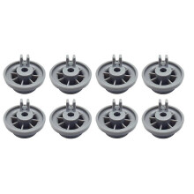 8PCS Ersatz-Geschirrspüler-Rack-Räder Geschirrspüler-Unter-Rack-Korb-Räder Ersatzteile Küchenzubehör