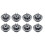 8PCS Αντικατάσταση πλυντηρίου πιάτων Rack Wheels Πλυντήριο πιάτων Κάτω ράφι Καλά 1