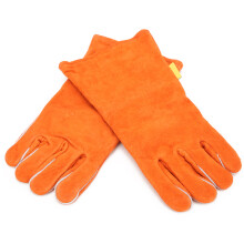 35 cm Hochtemperatur-Schweißhandschuhe, nicht einweg, orangefarben, für Kohlekraftwerk