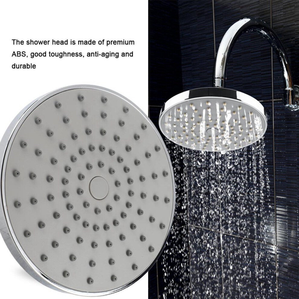 6-Inch High Pressure Chrome Rainfall Shower Head For Bathroom 8411393139604