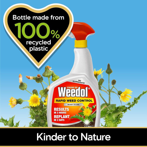 Weedol Rapid Weed Control 1L | Fast Acting Ready To Use Spray 2