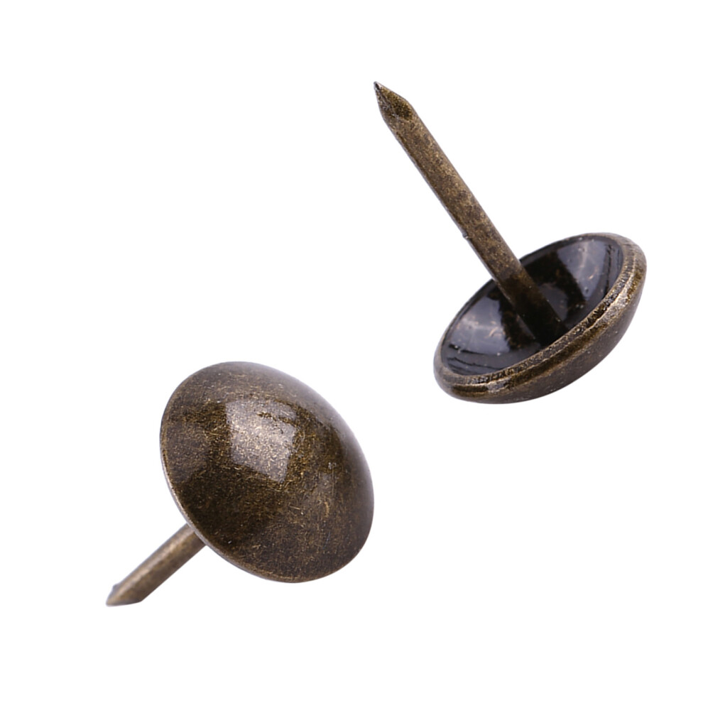 Decorative Bronze Upholster Nails 100Pc Metal Tack For Furniture Sofa & Doors 8751393140010