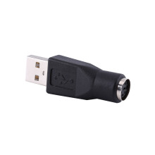 USB 2.0 Male to PS/2 Female Adapter Converter 2-pack for Keyboard & Mouse AU