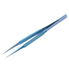 Pinzette Mobiltelefonreparatur Pinzette Titanlegierung 140 cm spitz 0,15 mm Mikroskop Fliegende Drahtpinzette gerade
