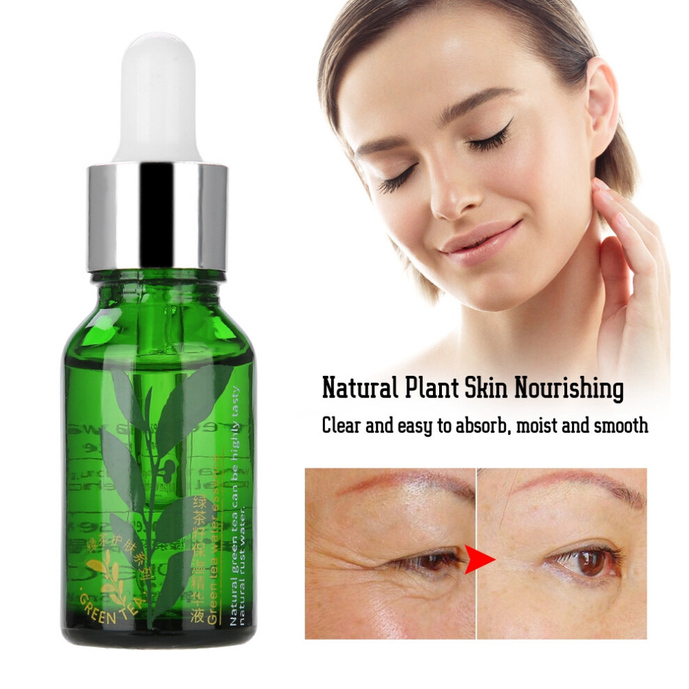Green 15Ml Tea Seed Essence Serum Moisturizer, Anti-Aging & Pore Tightening