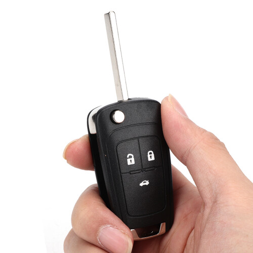 3 Buttons ABS Remote Key Shell for Opel Black Fit no Battery 2