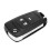 3 Buttons ABS Remote Key Shell for Opel Black Fit no Battery 11