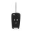 3 Buttons ABS Remote Key Shell for Opel Black Fit no Battery 8