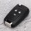 3 Buttons ABS Remote Key Shell for Opel Black Fit no Battery 13