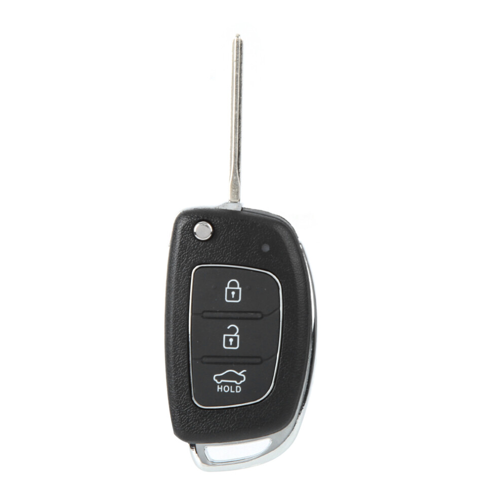 3-Button Key Shell For Hyundai Santa Fe 2013-2014 Black 4361393144570