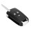 3 Buttons ABS Remote Key Shell for Opel Black Fit no Battery 10