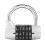 5 Dial Code Combination Lock for Suitcase, Gym, Locker – Black, Silver 8