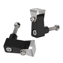 Black Aluminium Motorcycle LED Lights Mount for Xciting 250 & 300 Motorcycles