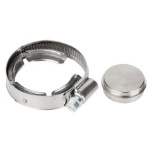 CNC Aluminum EGR Valve Blanking Plate for Renault Megane 1.9 TDI, Silver