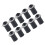 10x Black M5 Hex Motorcycle Windscreen Screws Universal Inner Fasteners 11