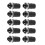 10x Black M5 Hex Motorcycle Windscreen Screws Universal Inner Fasteners 6