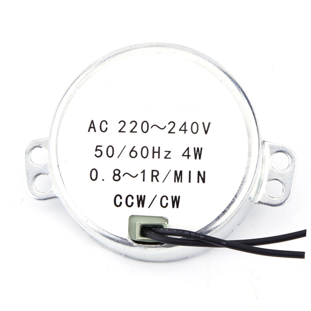 220-240V 4W Synchronous Geared Motor Cw/Ccw 0.8-1Rpm 7901393146425
