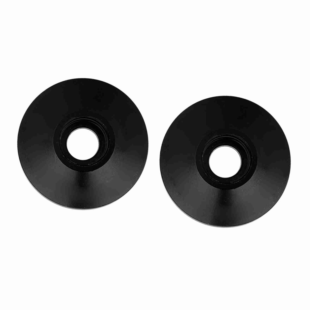 Cnc Aluminum Alloy Handlebar End Cap For Motorcycle Universal Fit Durable Black 8061393146654