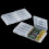 10 Clear PP Battery Boxes for AA AAA 3