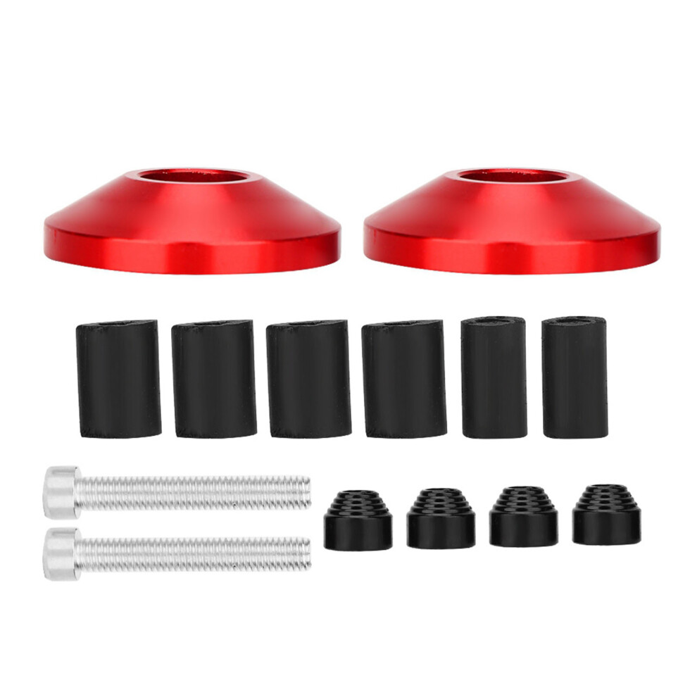 Universal Cnc Aluminum Handlebar End Cap For Motorcycles, Red 8471393221303