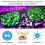 LED Grow Room Glasses UV Protection, Adjustable, Clear Polycarbonate 3